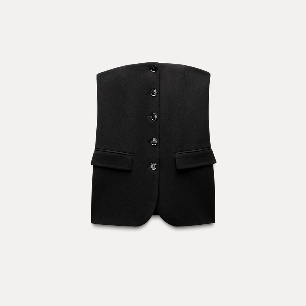 Zara NWT | Off the Shoulder Bustier Top